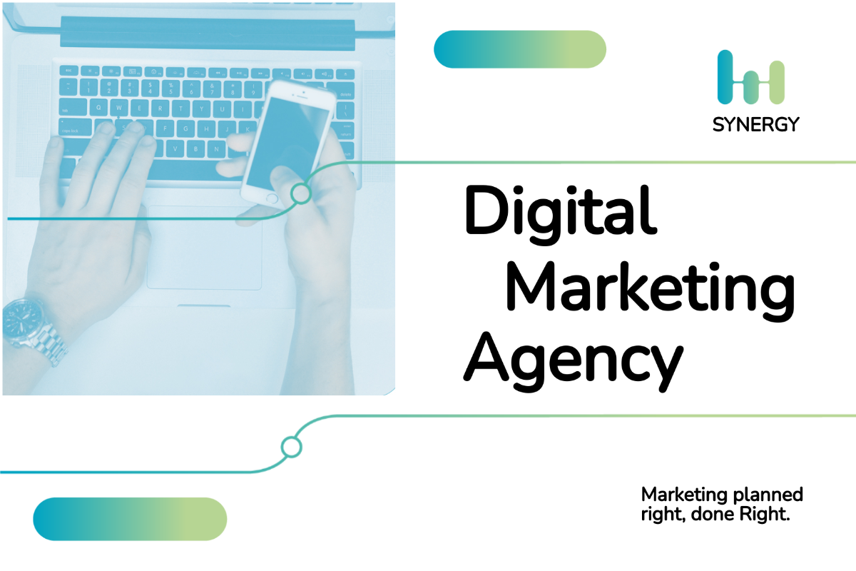 Digital Marketing Company Agency Postcard Template