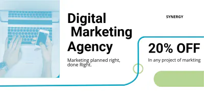 Free Digital Marketing Company Agency Voucher Template to Edit Online