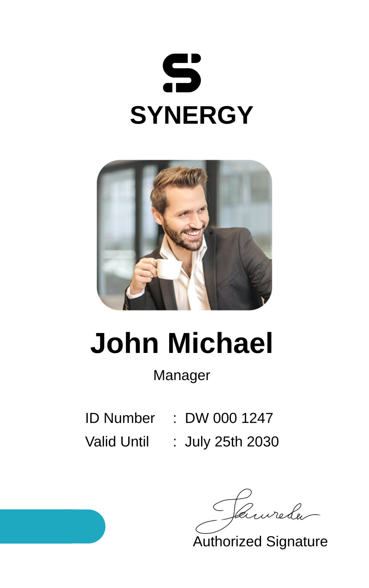 Digital Marketing Company Agency ID Card