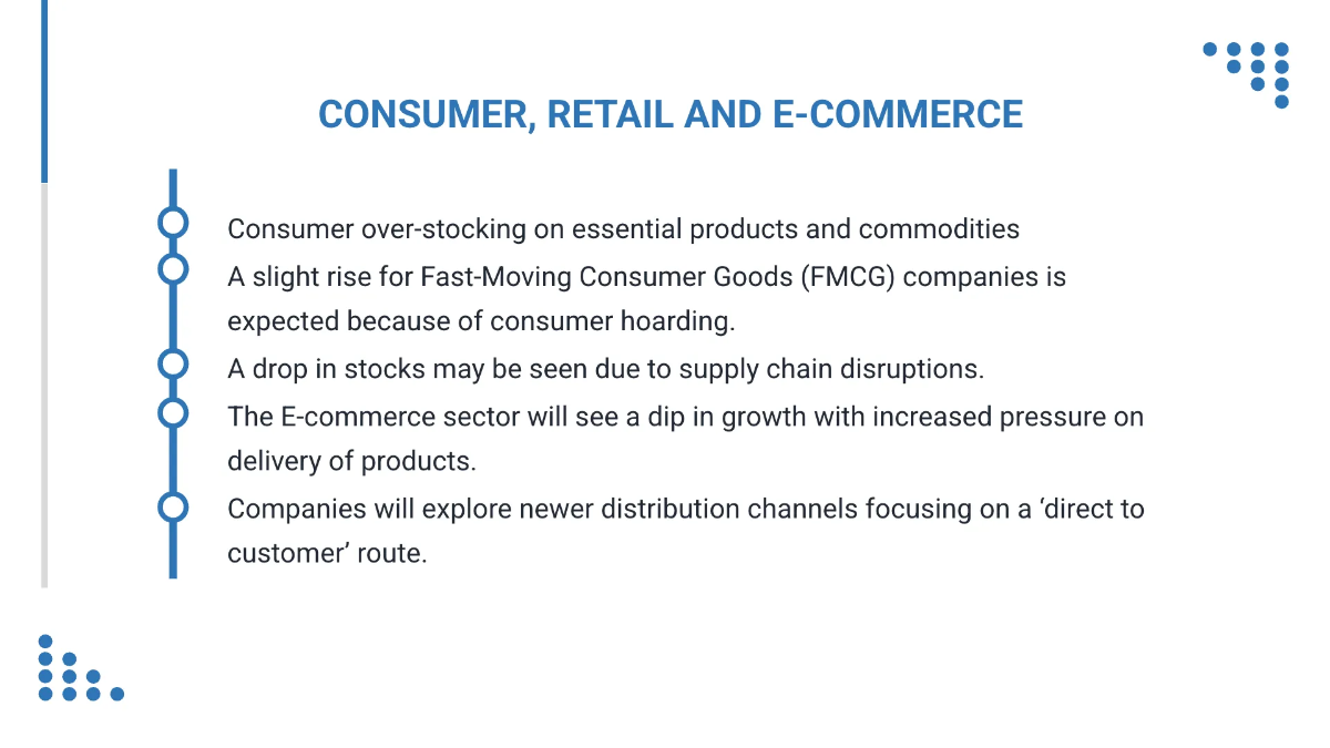 Free Coronavirus COVID-19 Economy Presentation Template to Edit Online