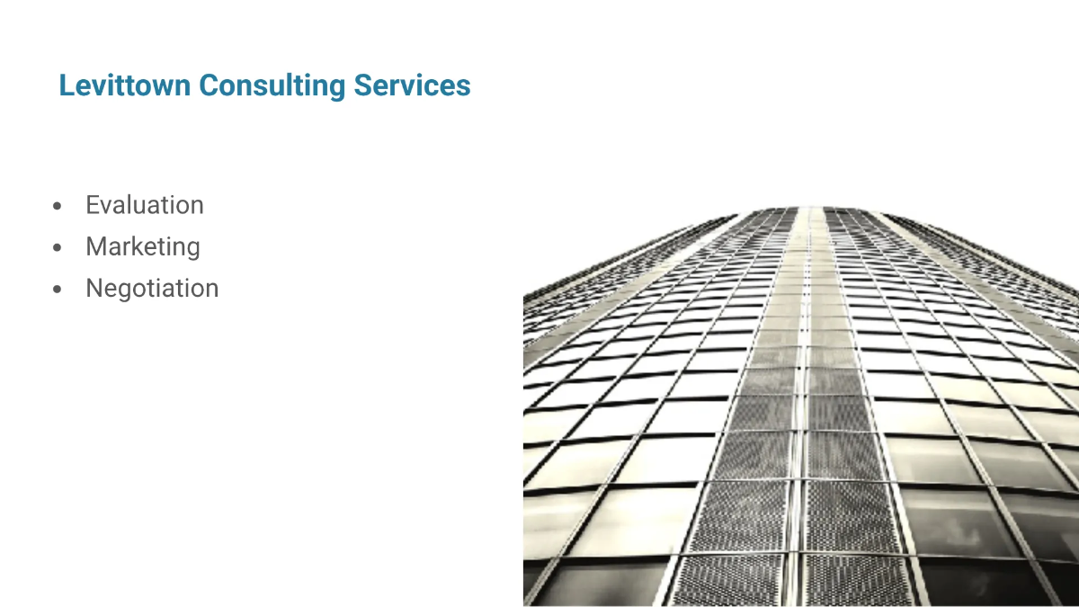 Free Simple Real Estate Presentation Template to Edit Online