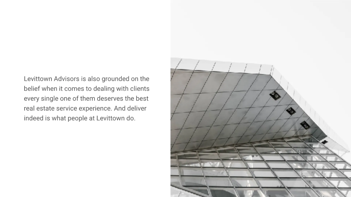 Free Simple Real Estate Presentation Template to Edit Online