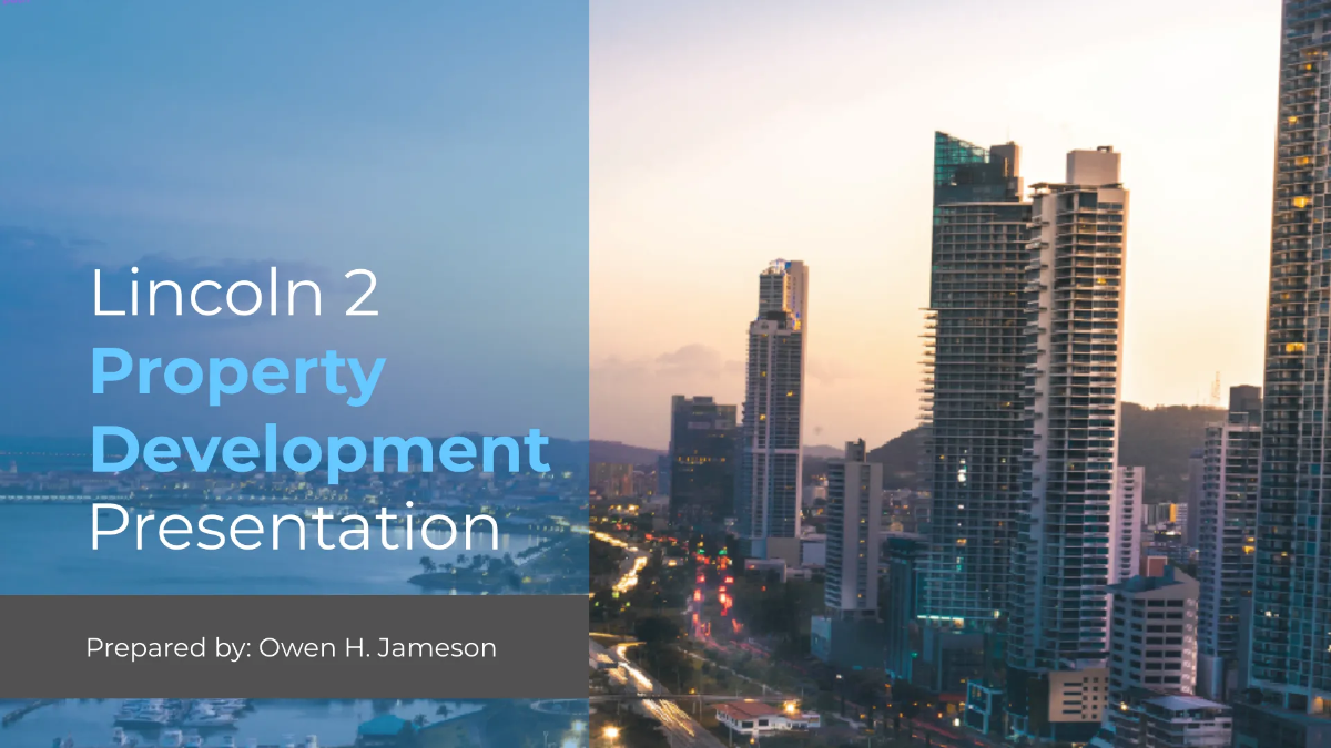 Free Real Estate Presentation Template to Edit Online