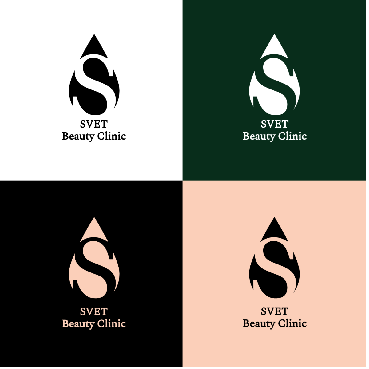 Skin Beauty Clinic Logo Template