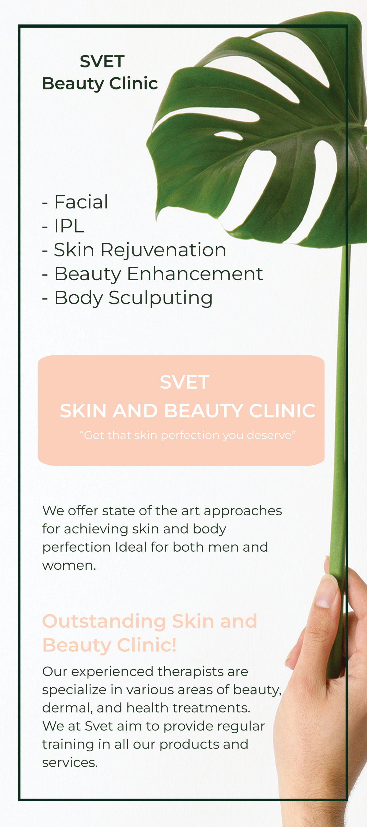 Skin Beauty Clinic DL Card Template