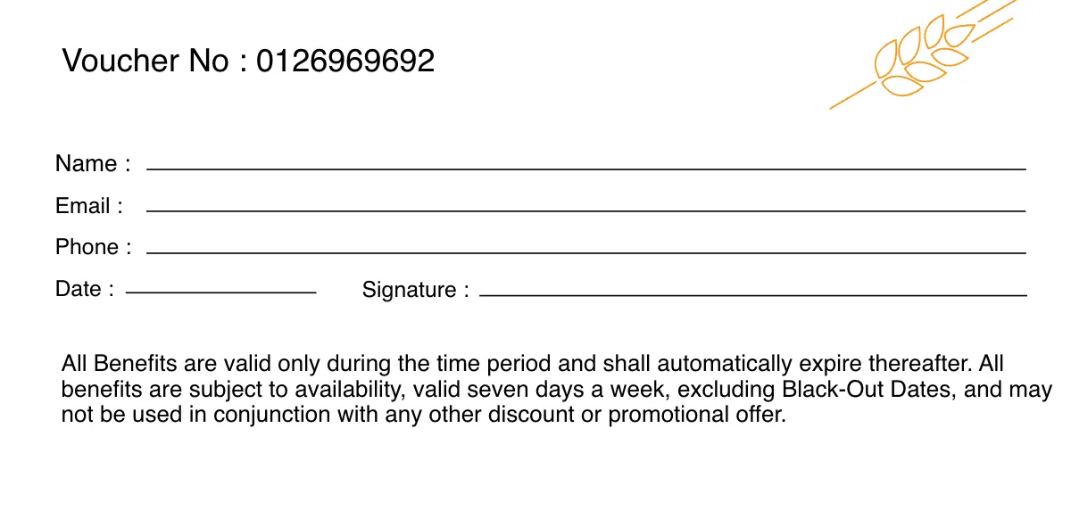 Free Bakery Voucher Template to Edit Online