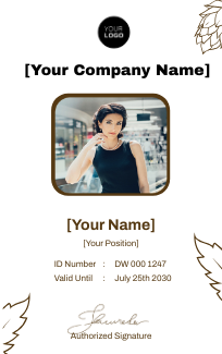 Pub ID Card Template - Edit Online &amp; Download Example | Template.net