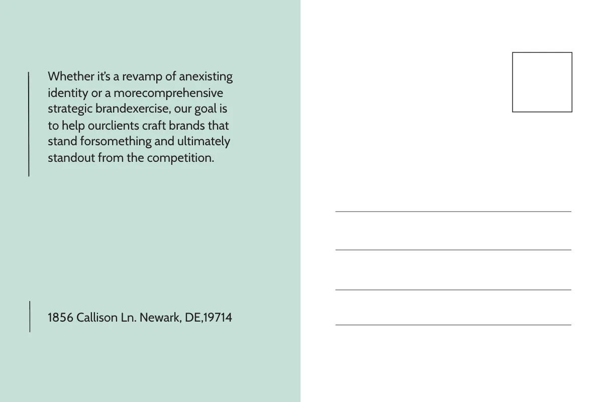 Free Branding Consultant Postcard Template to Edit Online