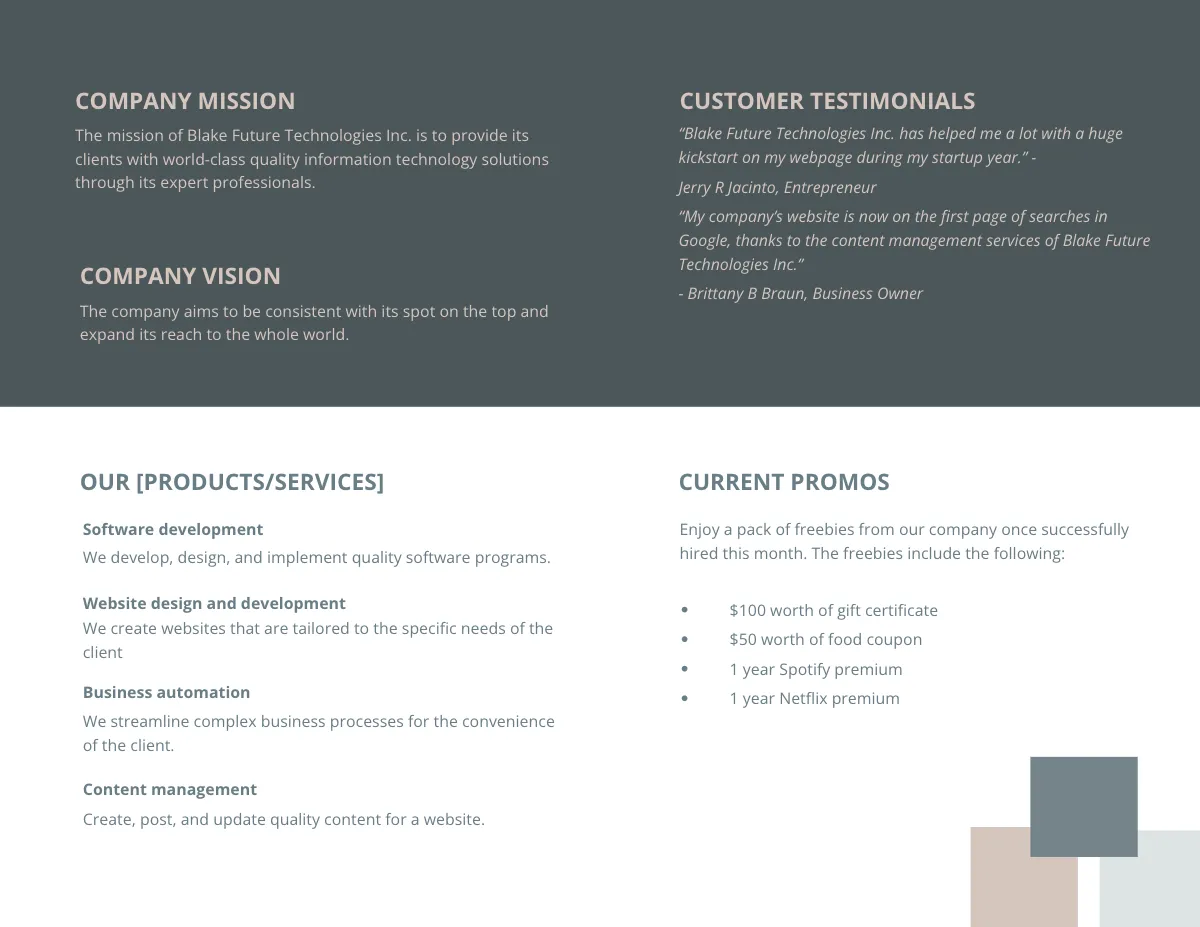 Free Creative Bi-Fold Work From Home Brochure Template to Edit Online
