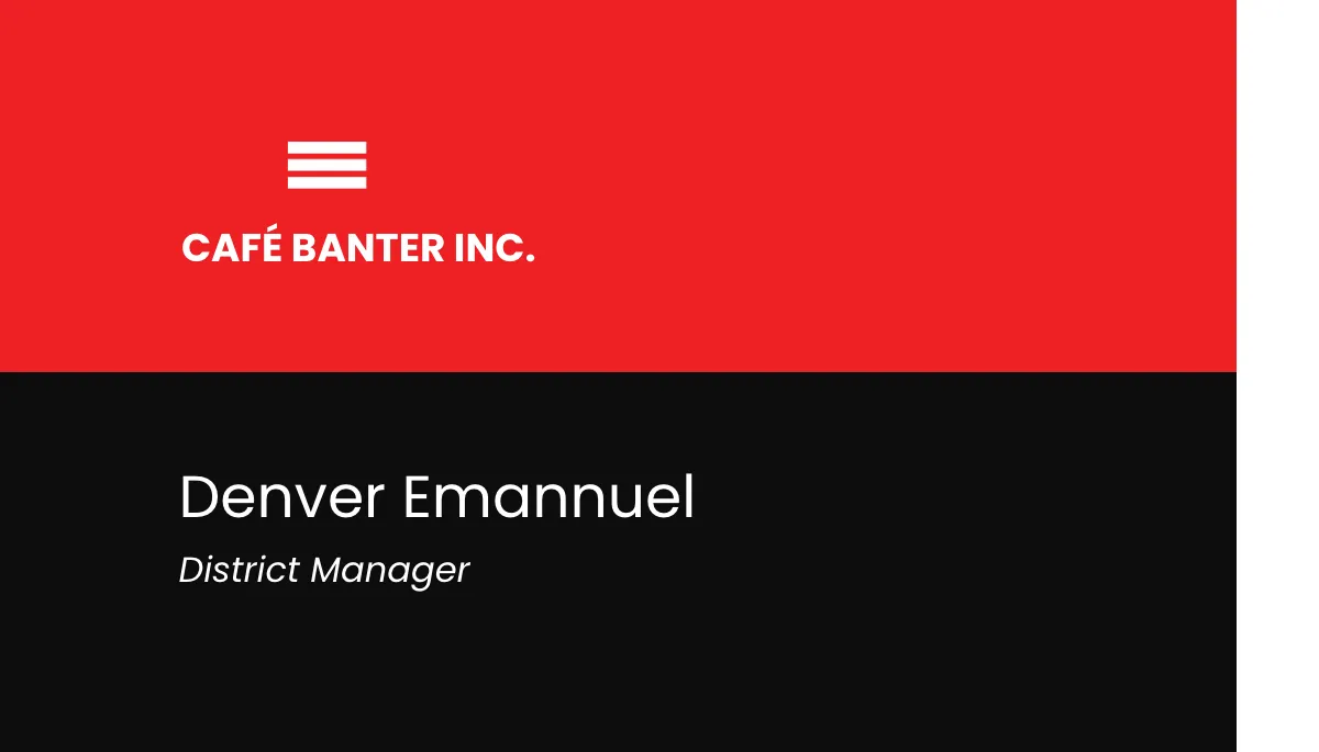 Free Creative Work From Home Business Card Template to Edit Online