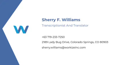 Free Work From Home Online Business Card Template to Edit Online
