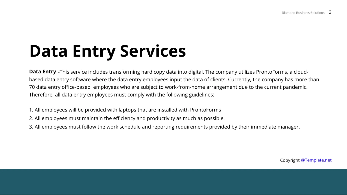 Free Simple Work From Home Presentation Template to Edit Online