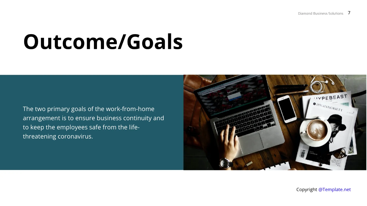 Free Simple Work From Home Presentation Template to Edit Online