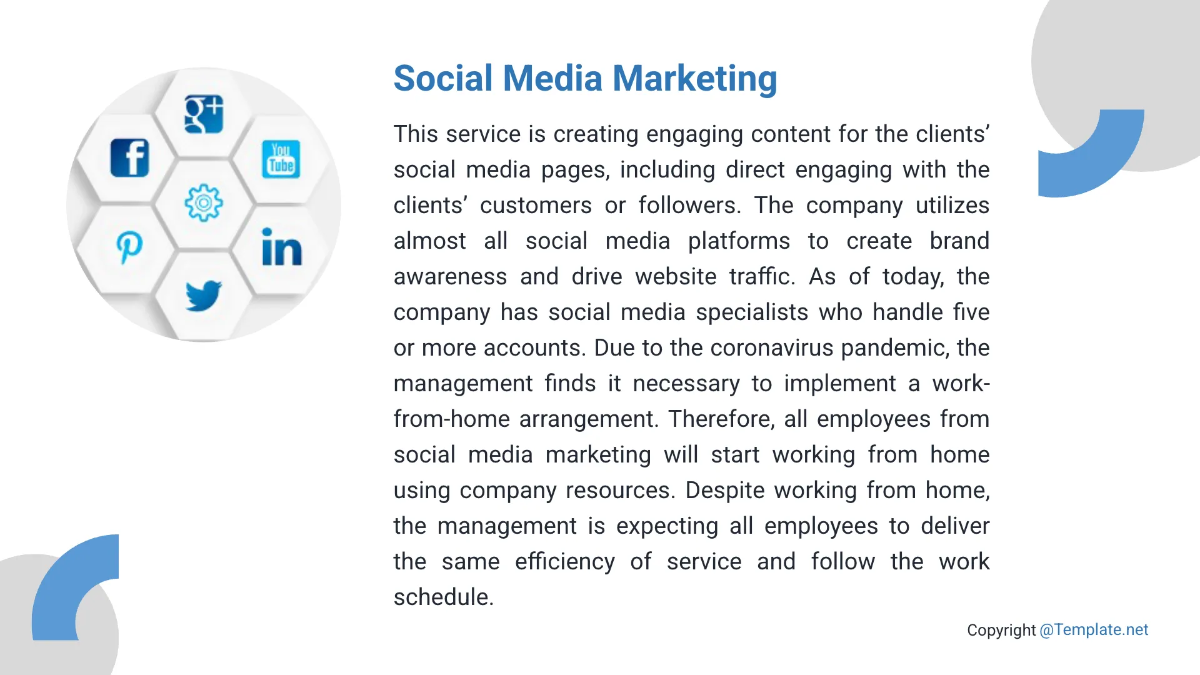 Free Sample Remote Work Presentation Template to Edit Online