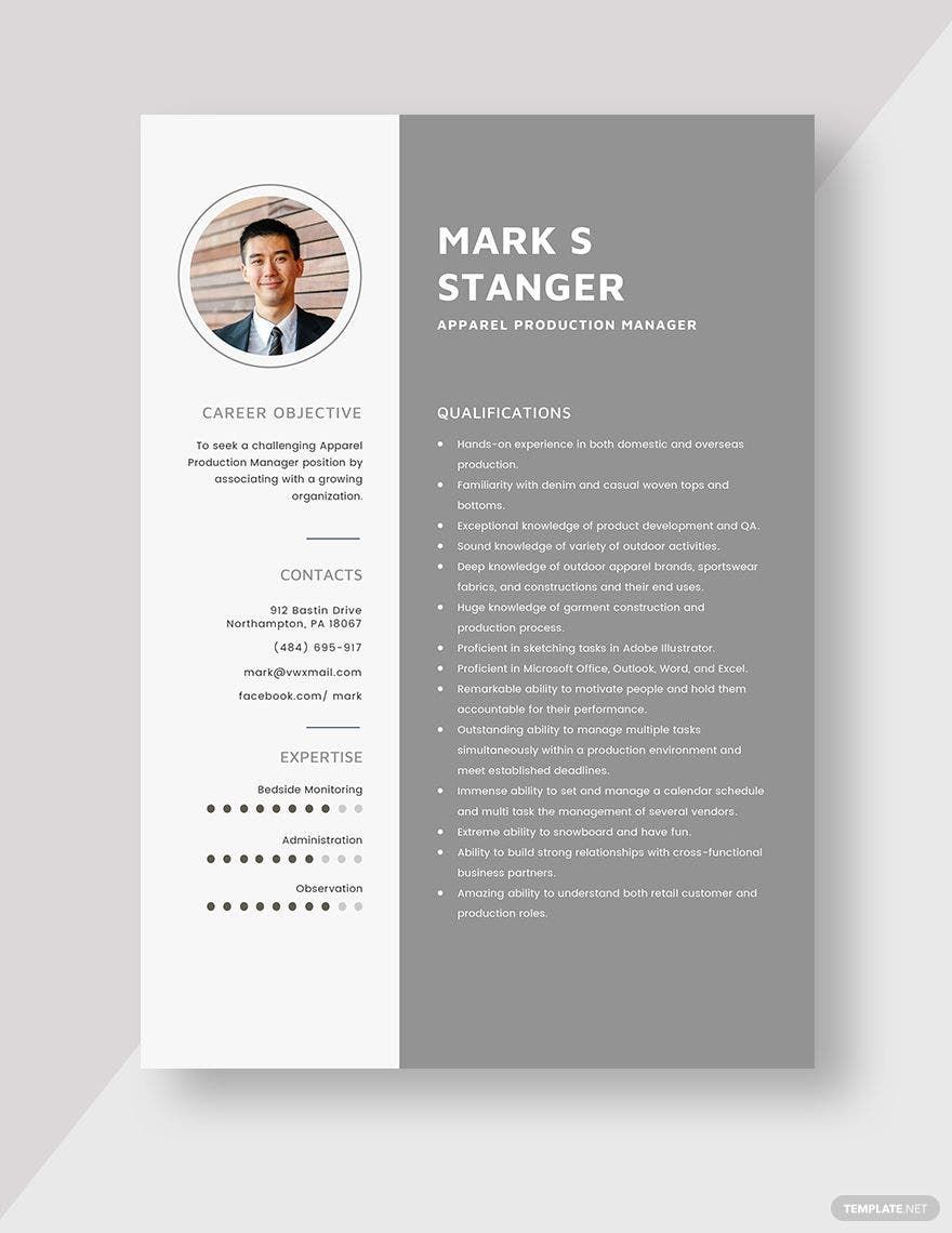 apparel-production-manager-resume-in-word-pages-download-template