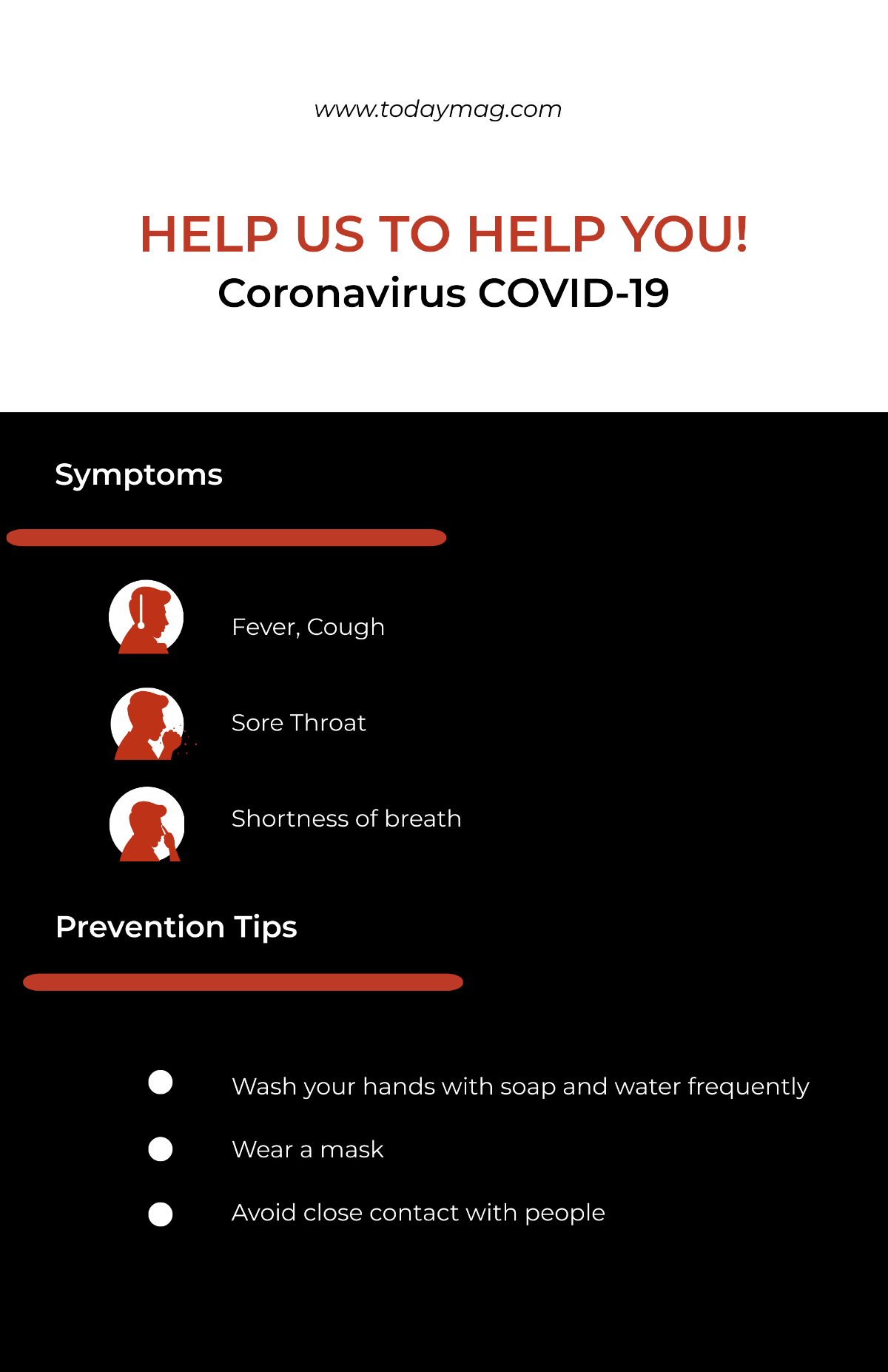 Coronavirus COVID-19 Health Care Poster Template
