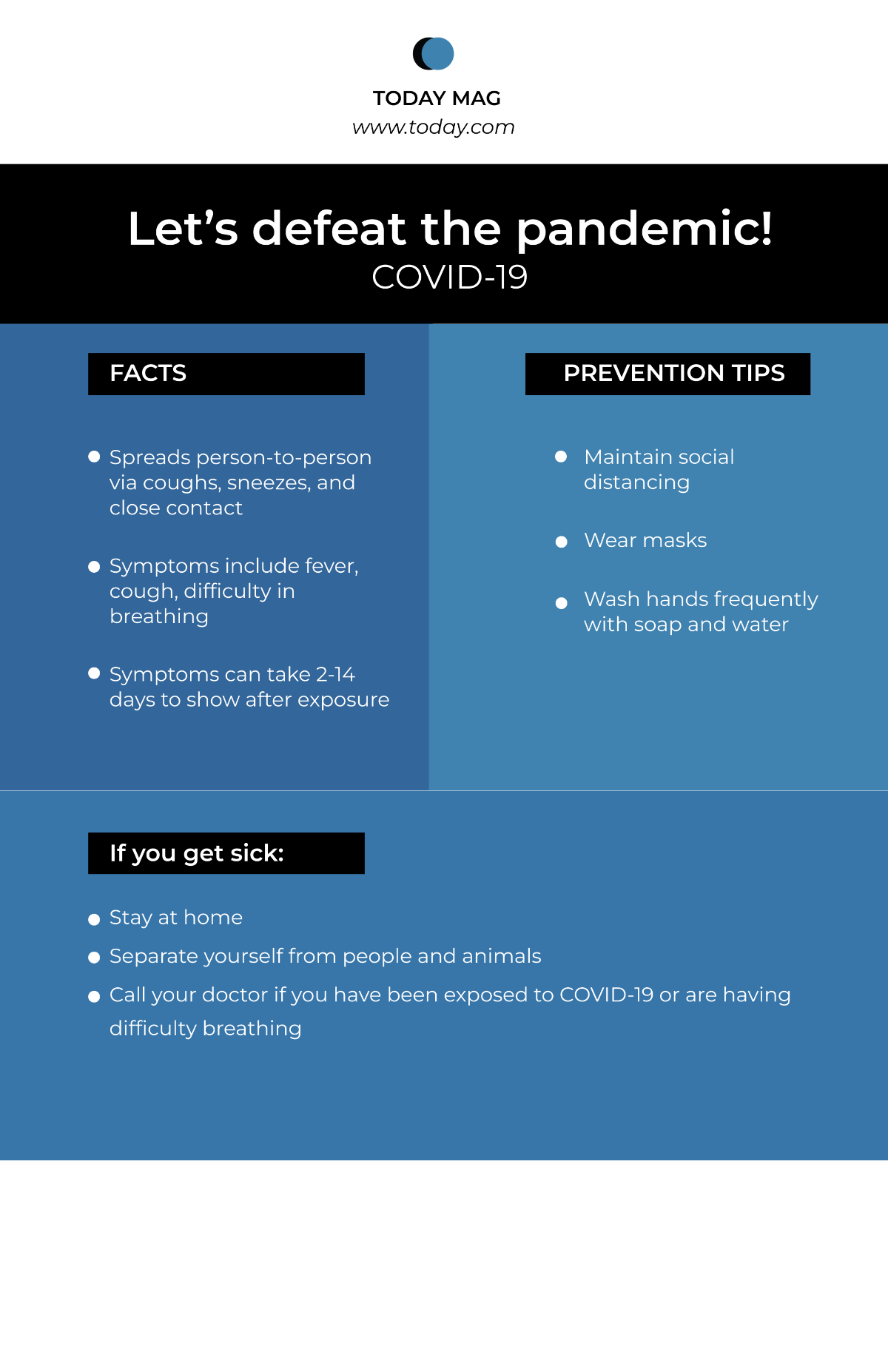 Coronavirus COVID-19 Awareness Promotional Poster Template