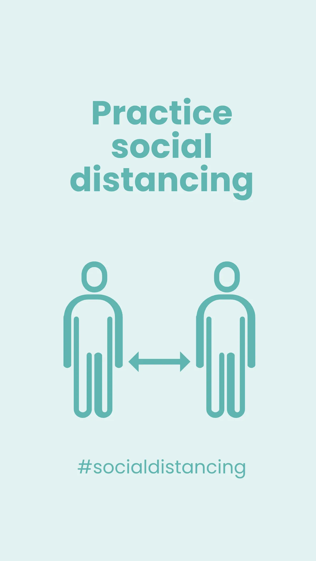 Free Coronavirus COVID-19 Social Distancing Instagram Story Template to Edit Online