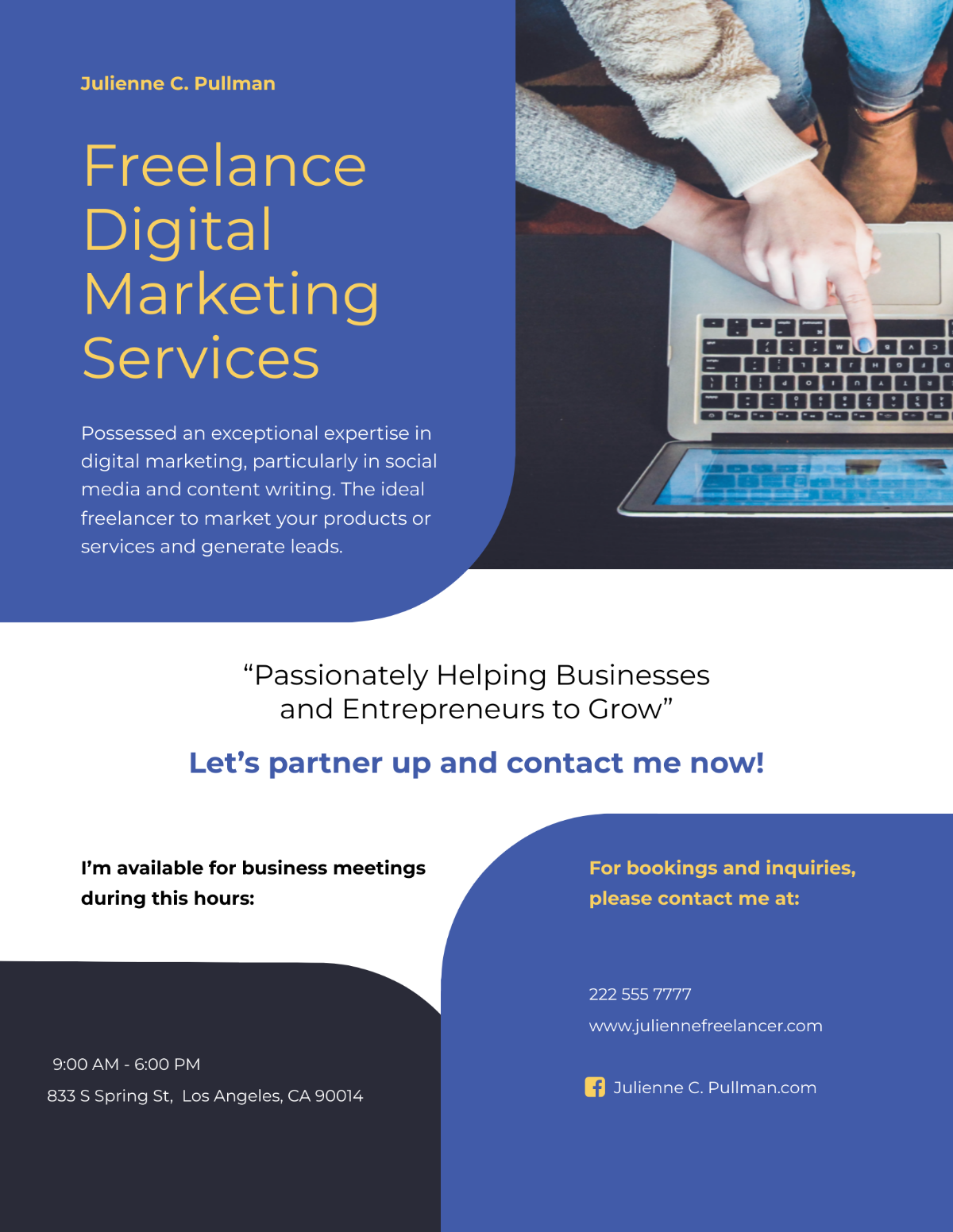 Simple Freelance Flyer