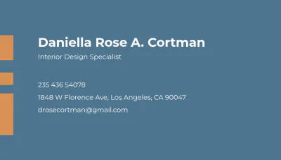 Free Minimal Freelancer Business Card Template to Edit Online