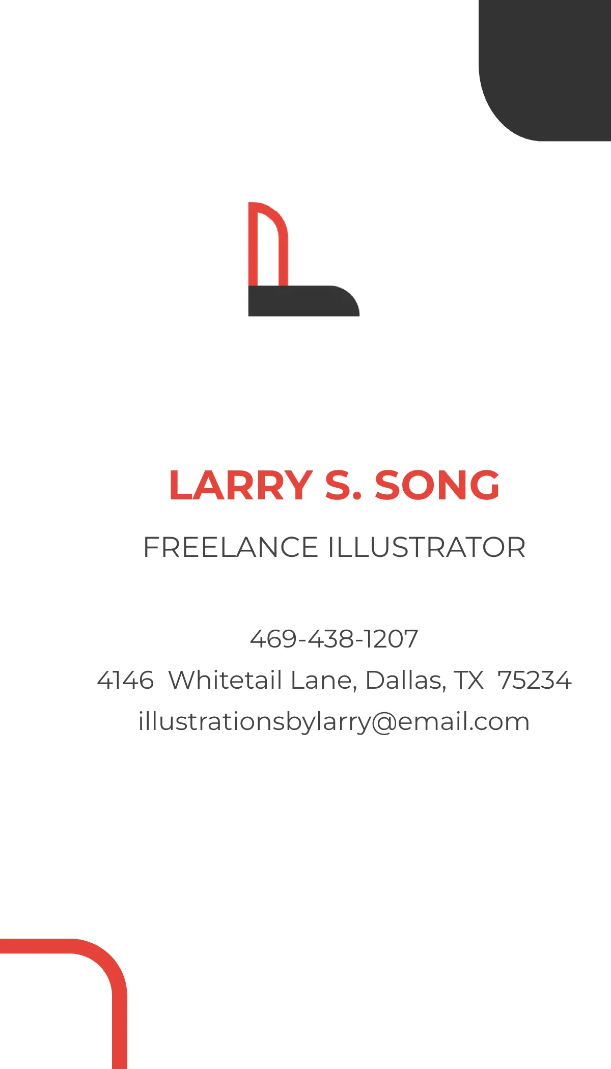Freelance Illustrator Business Card Template to Edit Online