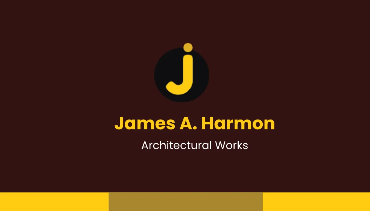 Freelance Architect Business Card Template to Edit Online