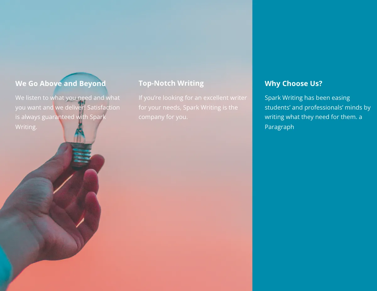 Free Creative Tri-Fold Freelance Brochure Template to Edit Online