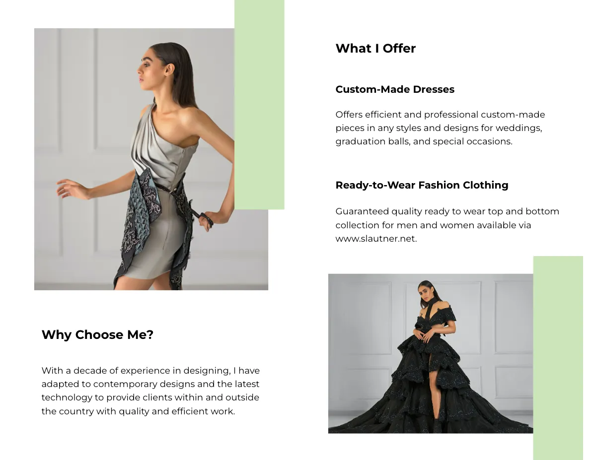 Free Creative Bi-Fold Freelance Brochure Template to Edit Online