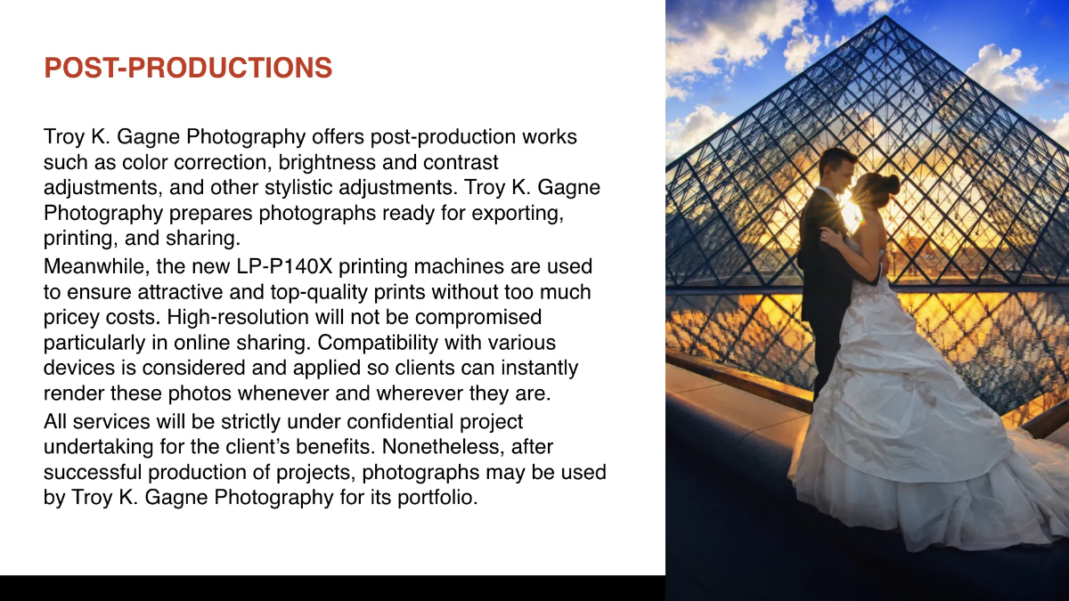 Freelance Photographer Presentation Template to Edit Online