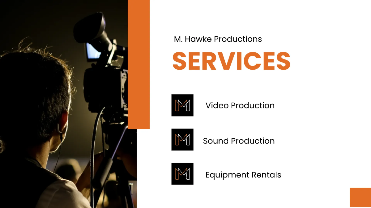 Freelance Service Presentation Template to Edit Online