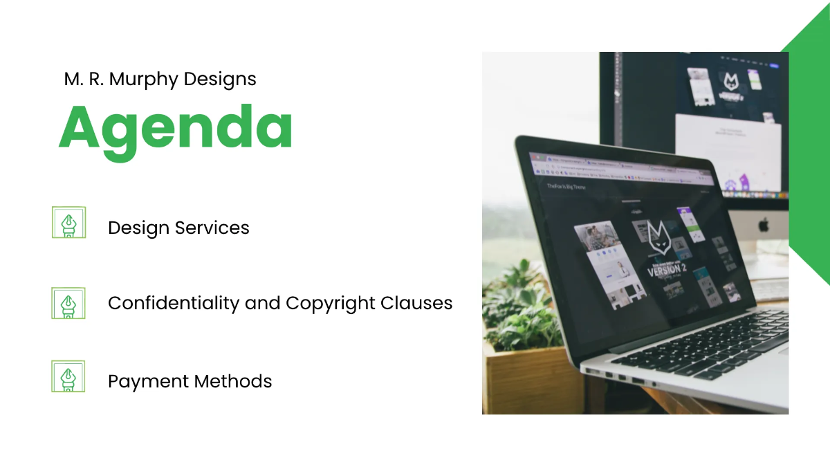 Freelance Designer Presentation Template to Edit Online