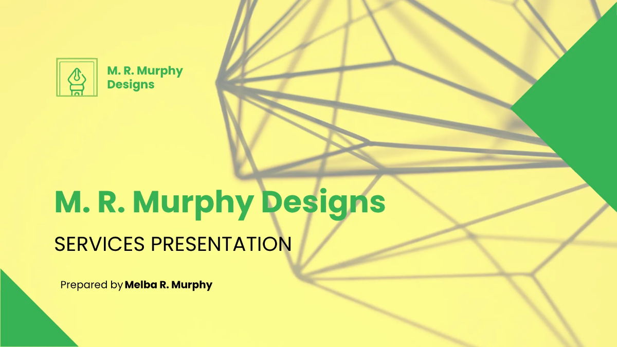 Freelance Designer Presentation Template to Edit Online