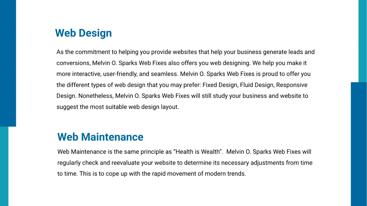 Freelance Project Presentation Template to Edit Online