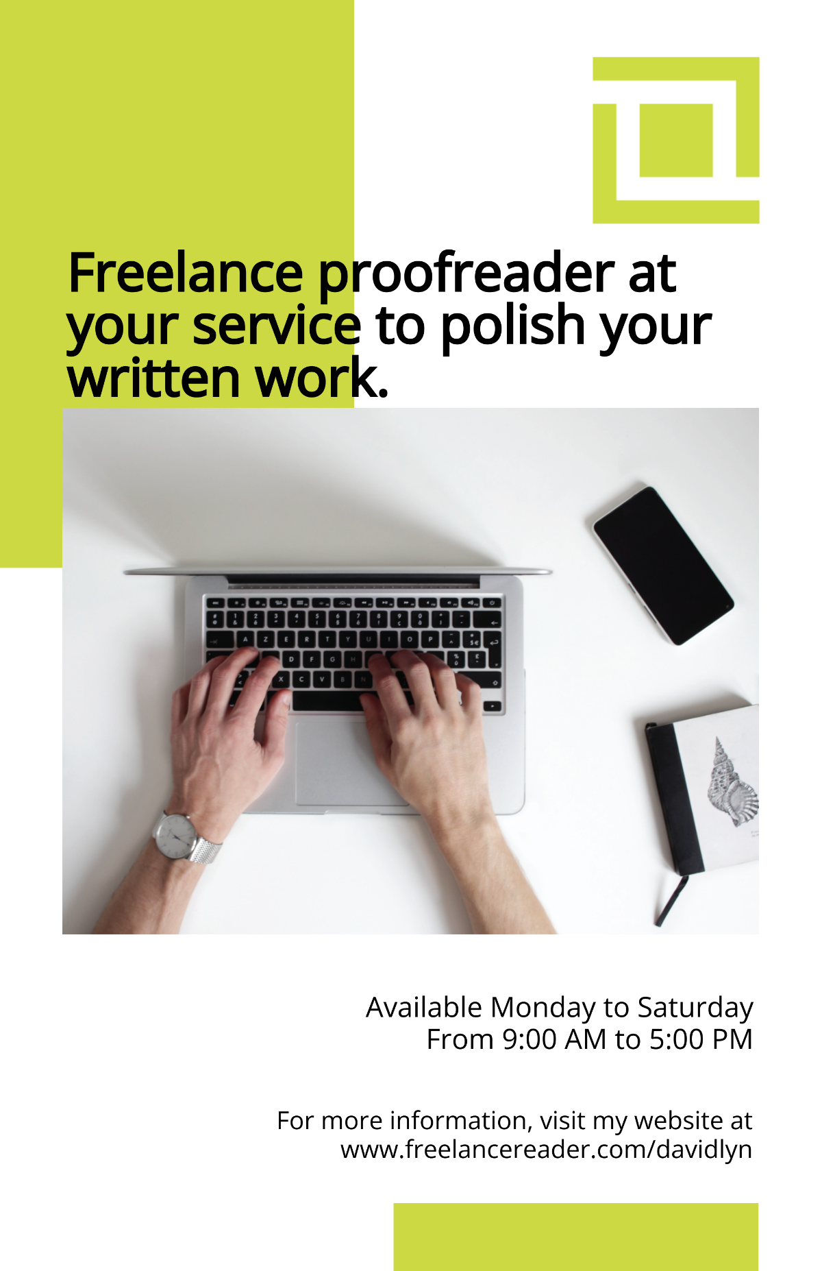 Freelancer Job Poster Template
