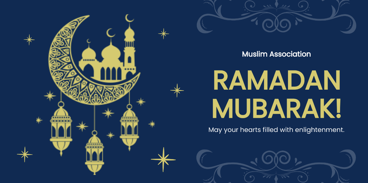 Ramadan Twitter Post Template