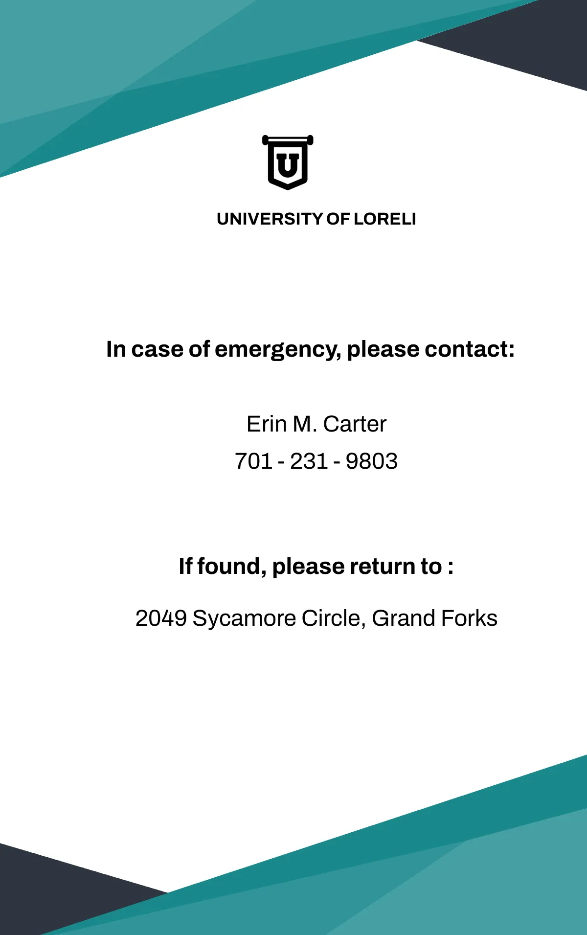 Free Library ID Card Template to Edit Online