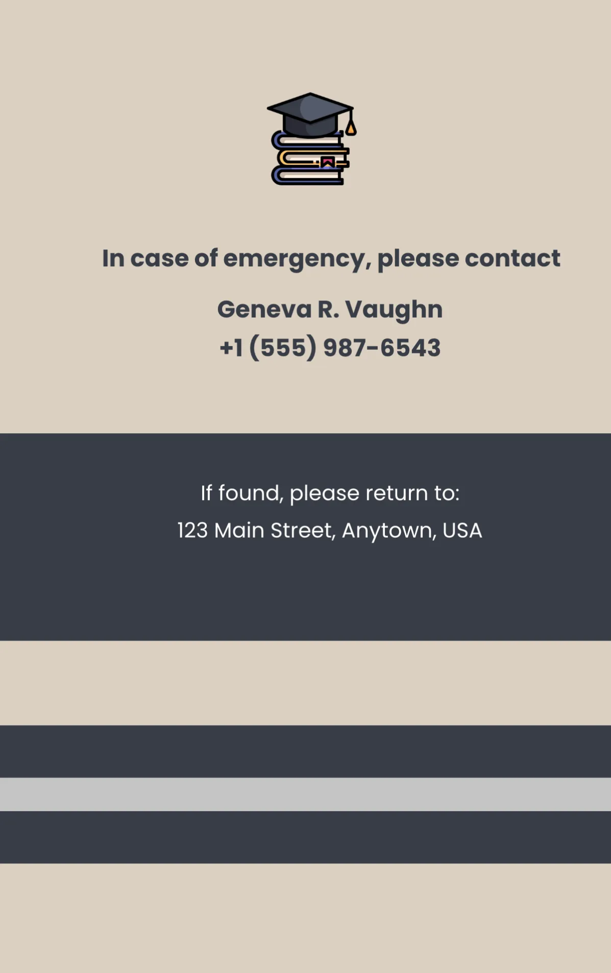 Free University Faculty ID Card Template to Edit Online