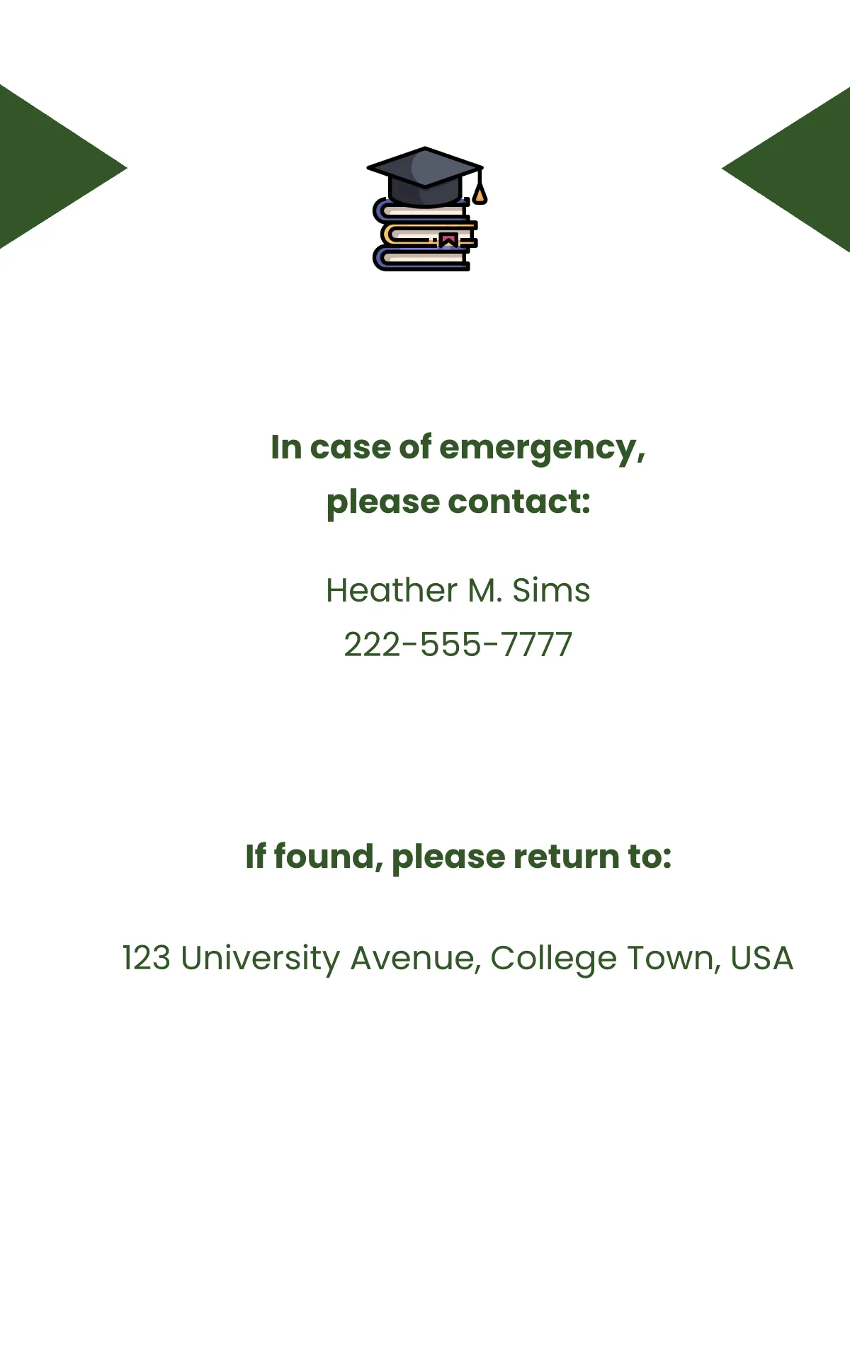 Free Modern University ID Card Template to Edit Online