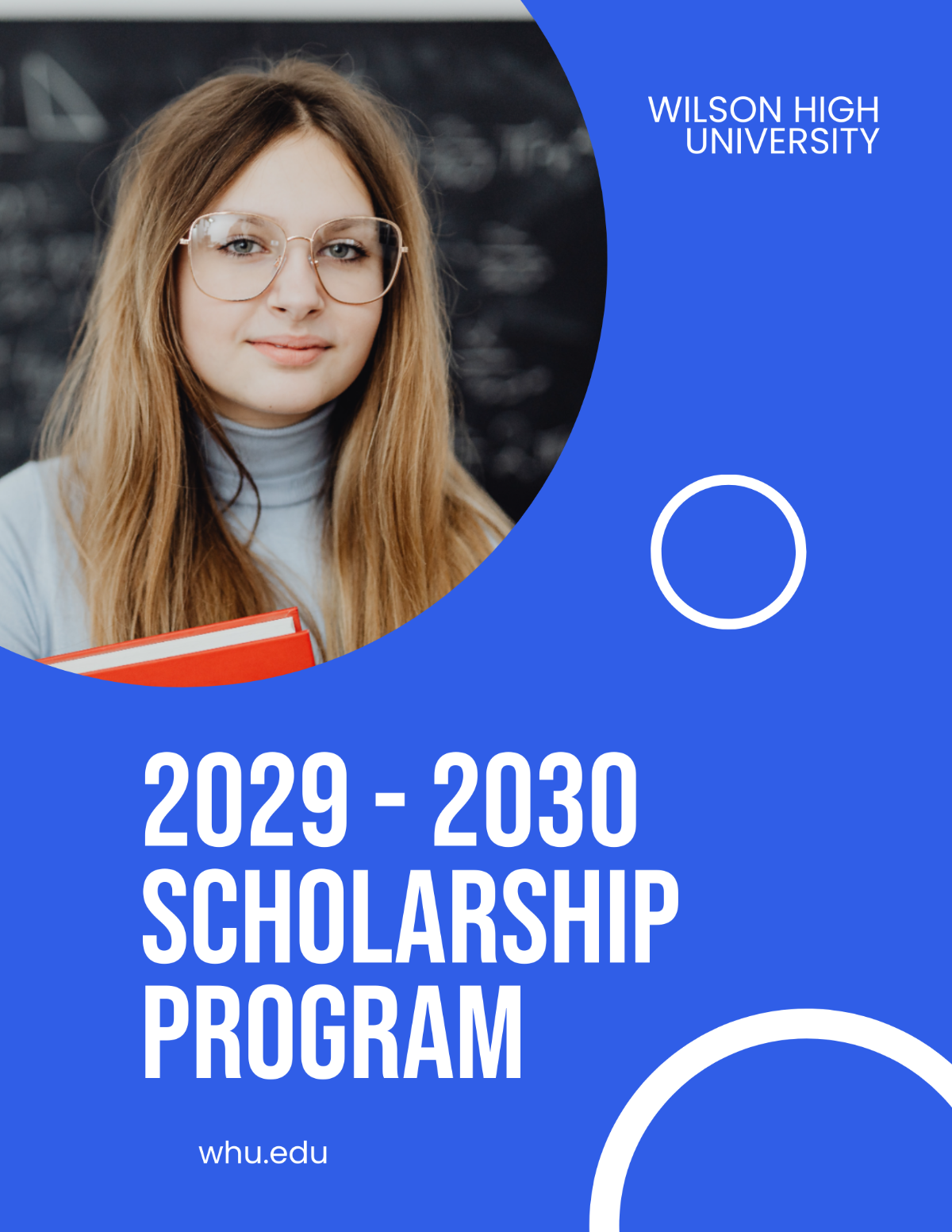 University Scholarship Program Flyer