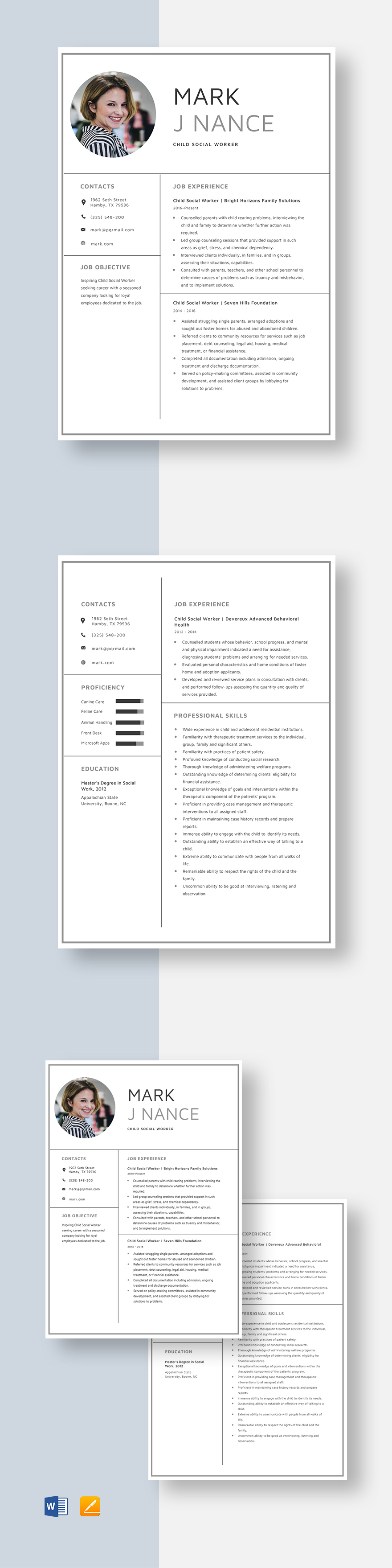 child-social-worker-resume-template-word-apple-pages-template