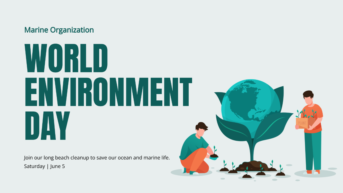World Environment Day Facebook Event Cover Template