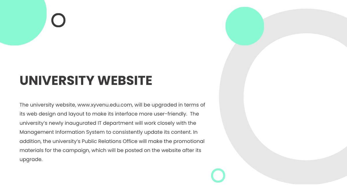 Free University Promotion Presentation Template to Edit Online