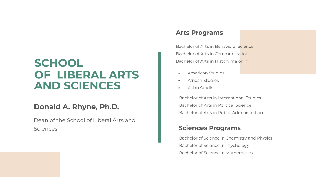 Free College Course Presentation Template to Edit Online