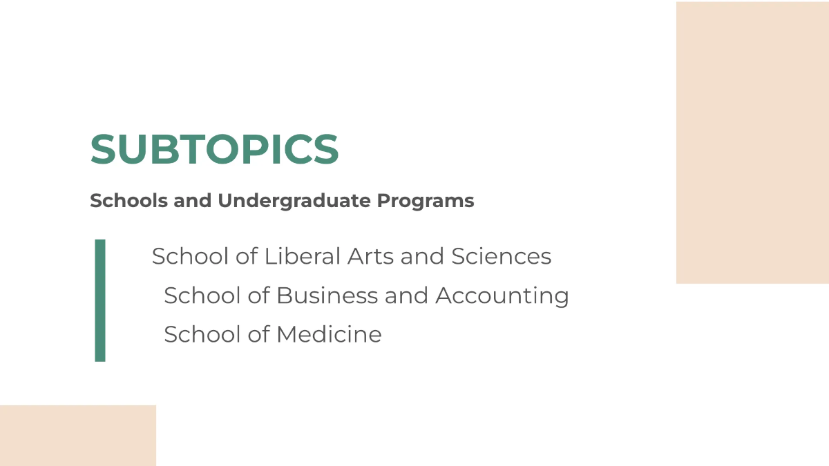 Free College Course Presentation Template to Edit Online