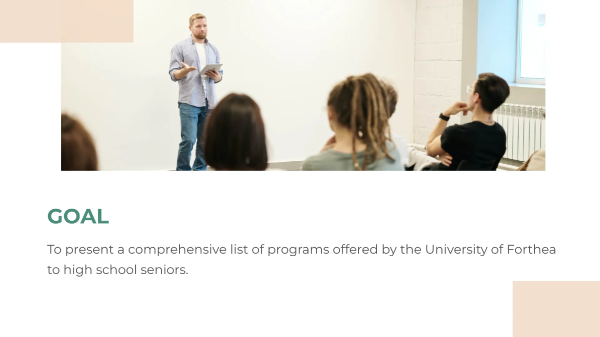 Free College Course Presentation Template to Edit Online