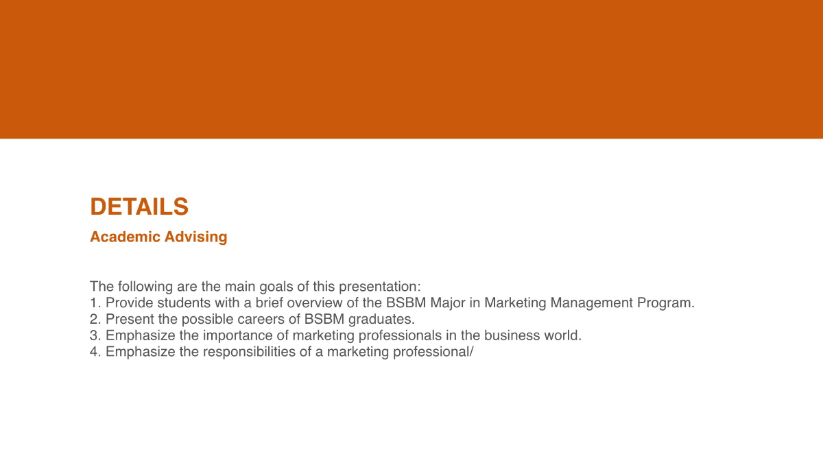 Free Simple University Presentation Template to Edit Online