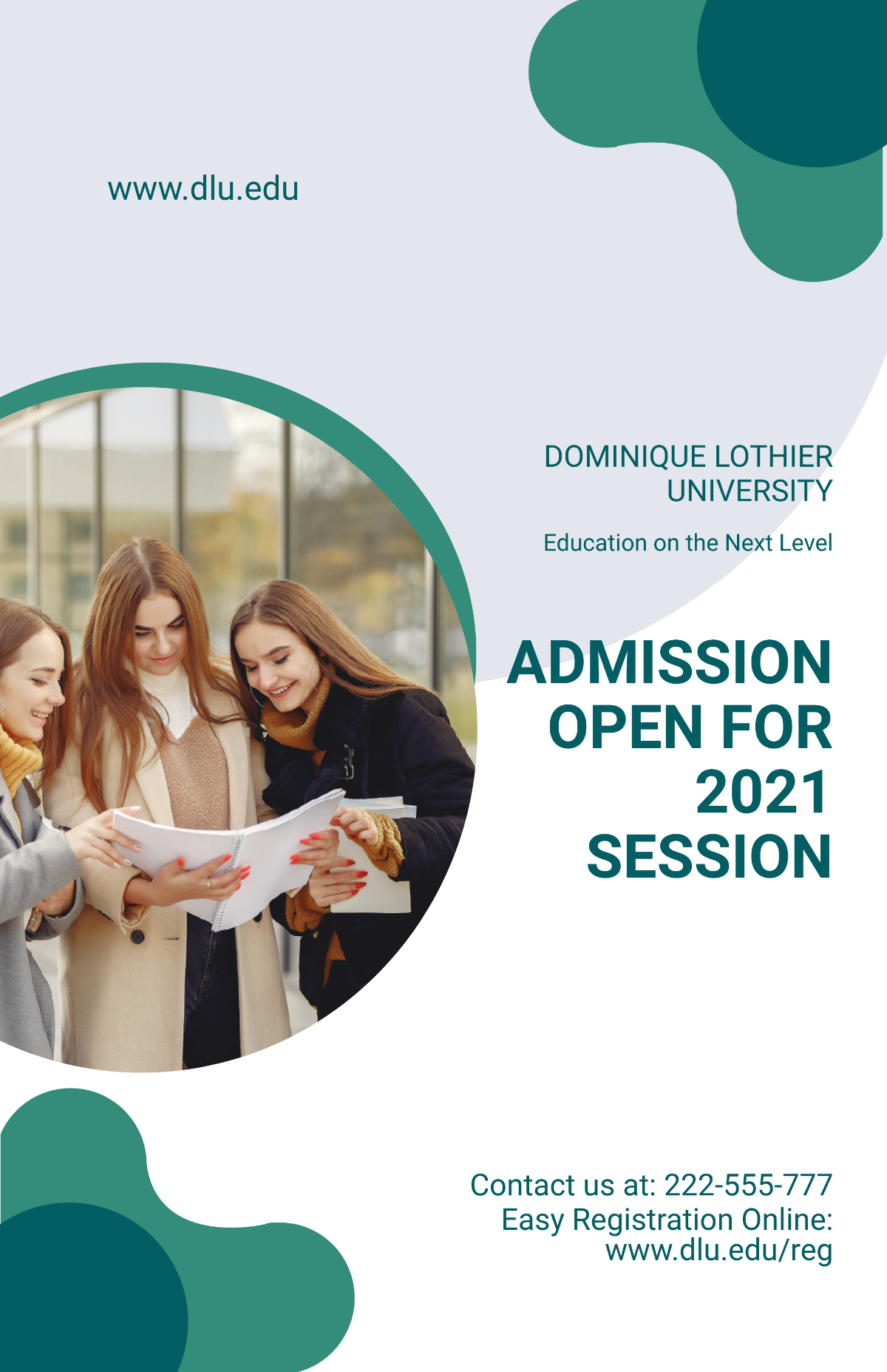 Free School Admission Poster Template To Edit Online