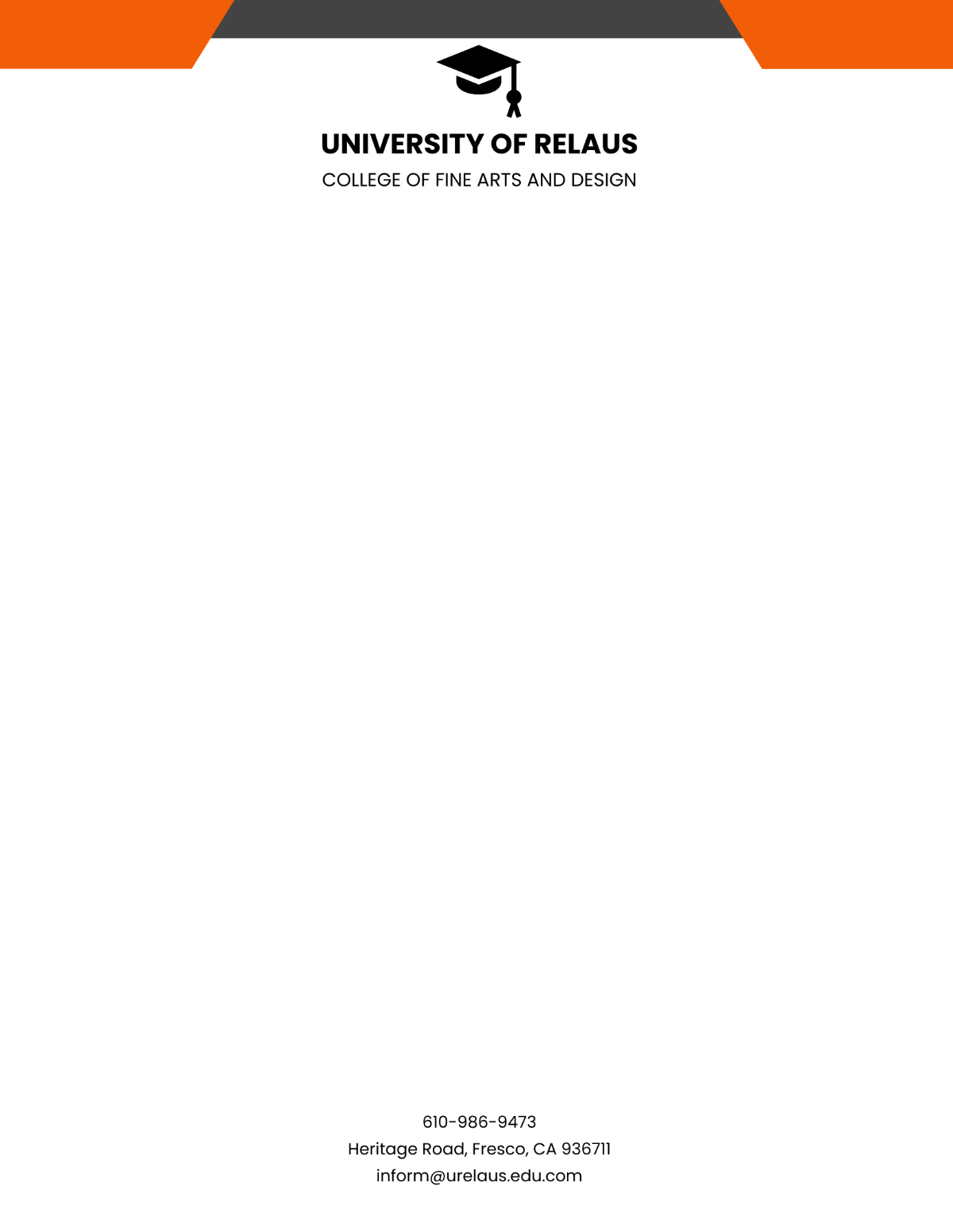Free University College Letterhead Template To Edit Online Free University College Letterhead Template To Edit Online