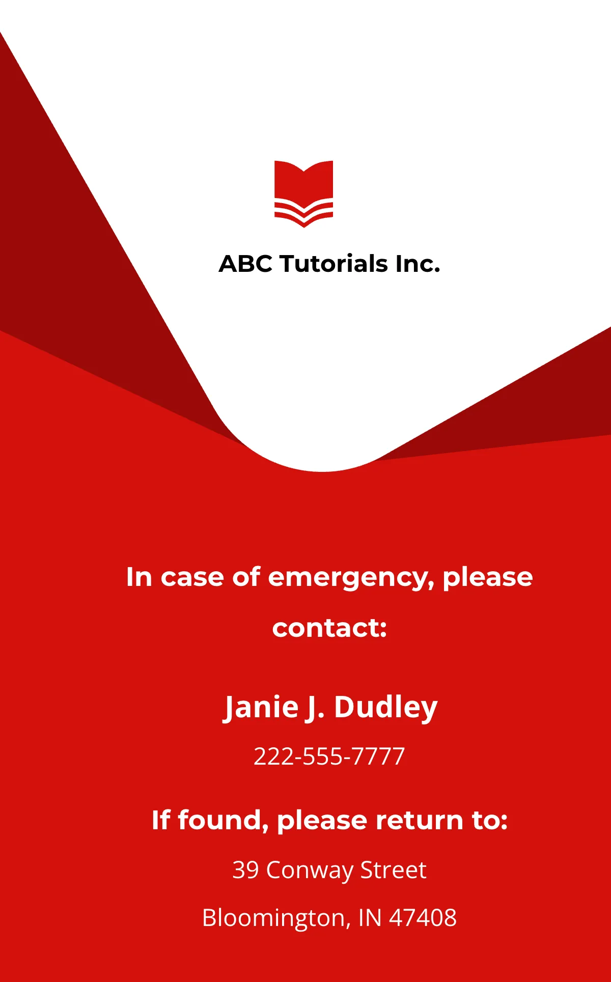 Free Tutor ID Card Template to Edit Online