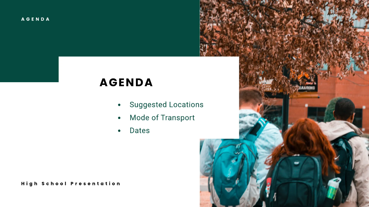 Free High School Presentation Template to Edit Online